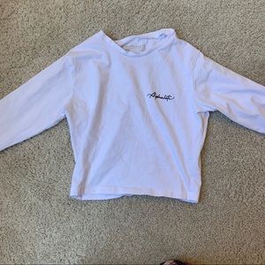Alphalete white long sleeve top